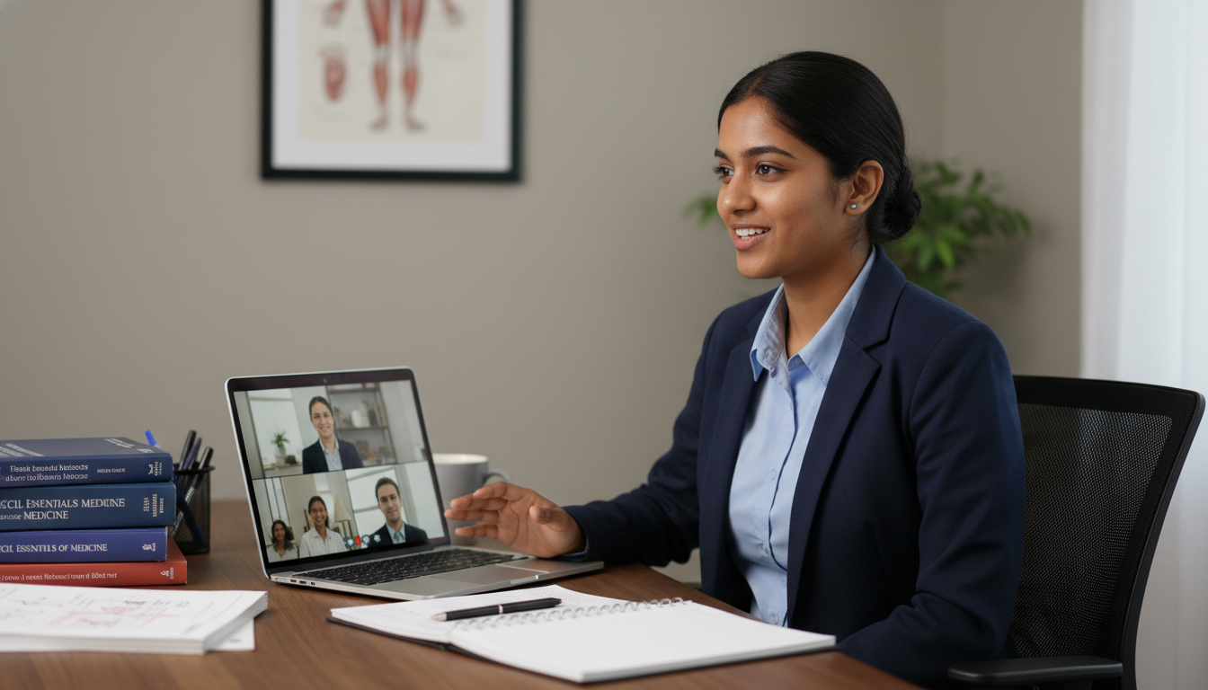 Internal medicine resident video interviewing for fellowship Internal medicine resident video interviewing for fellowship - non-US citizen IMG for Fellowship Preparation for Non-US Citiz