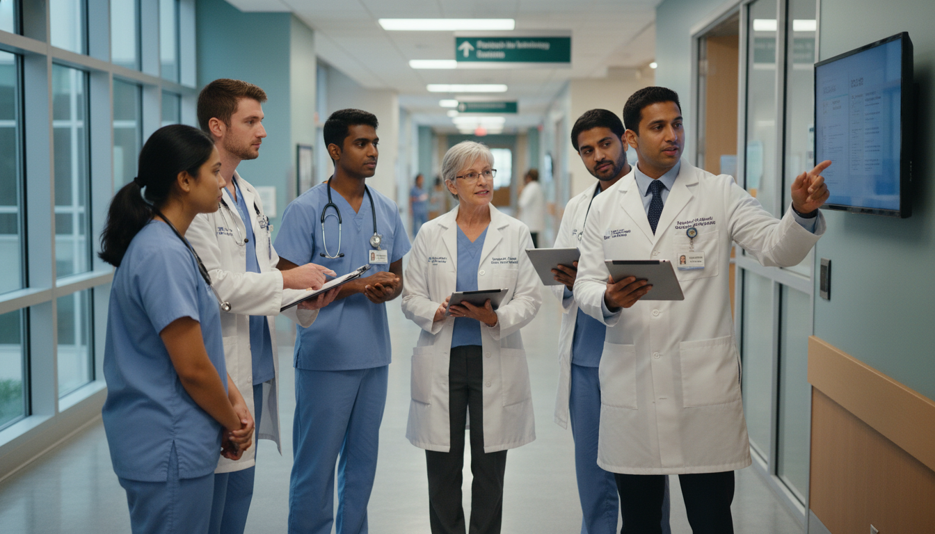 International medical graduate on internal medicine ward rounds with US team International medical graduate on internal medicine ward rounds with US team - non-US citizen IMG for Letters of Recommendati