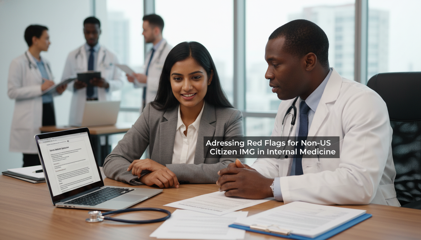 Addressing Red Flags in Internal Medicine Residency for Non-US Citizen IMGs