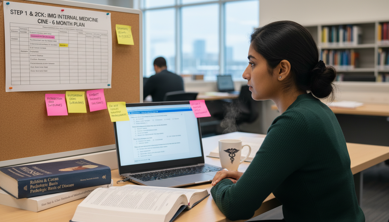 International medical graduate studying for USMLE Step 2 CK with resources and schedule planner - non-US citizen IMG for Step