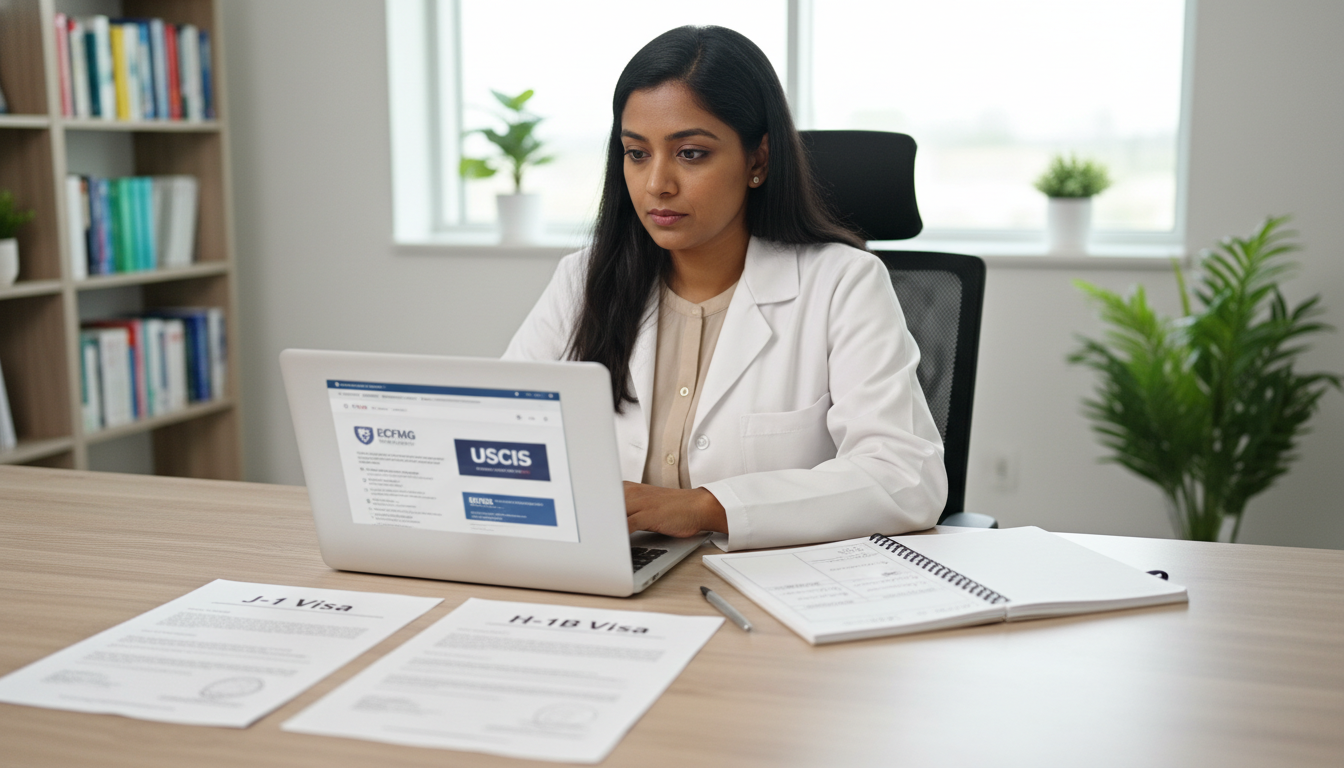 Comparison of J-1 versus H-1B visa options for internal medicine residency Comparison of J-1 versus H-1B visa options for internal medicine residency - non-US citizen IMG for Visa Navigation for Resid