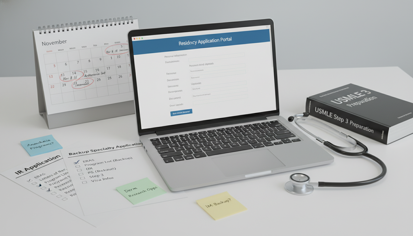 Non-US citizen IMG organizing dual applications to IR and backup specialties Non-US citizen IMG organizing dual applications to IR and backup specialties - non-US citizen IMG for Backup Specialty Planni