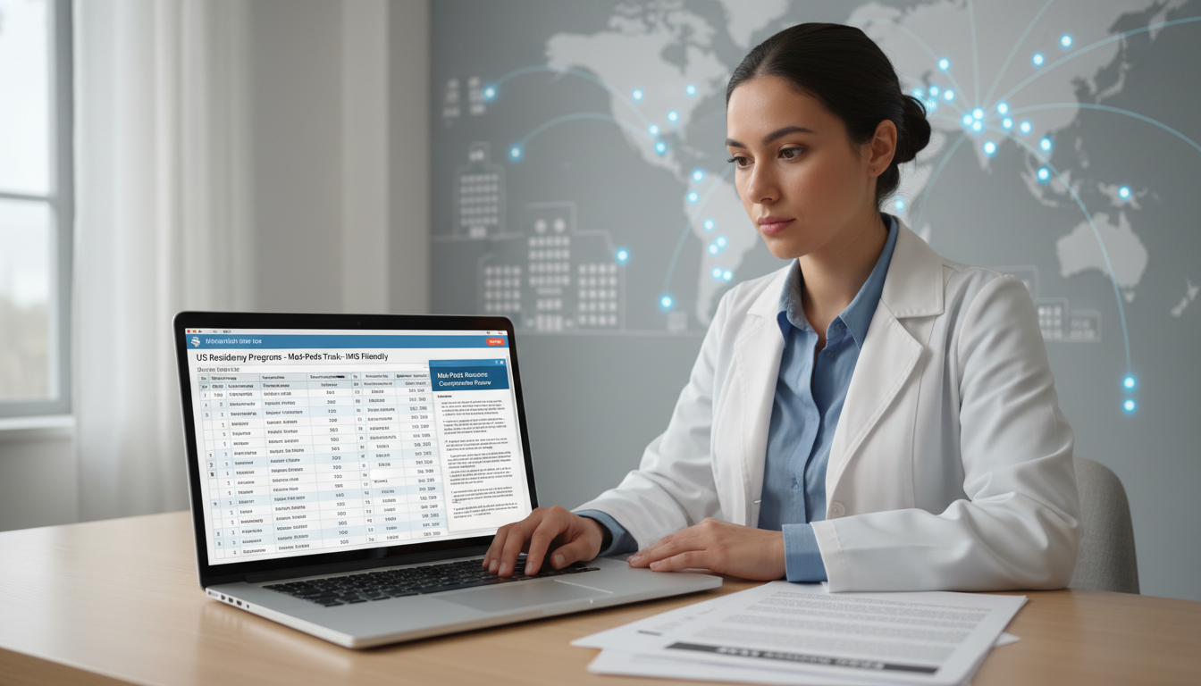 Program Selection Strategy for Non-US Citizen IMGs in Med-Peds Residency