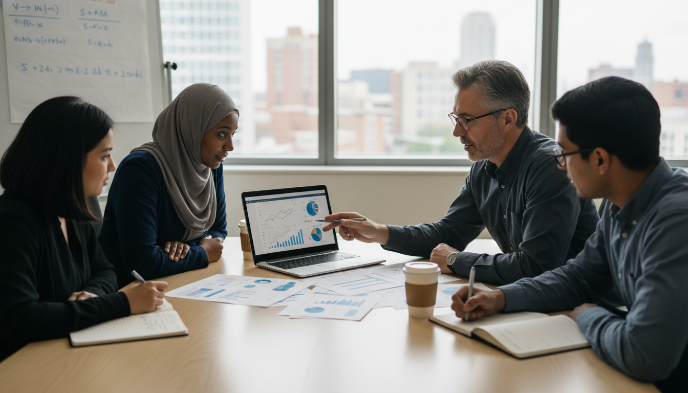 Residency research team meeting with mentor Residency research team meeting with mentor - non-US citizen IMG for Research During Residency for Non-US Citizen IMG in Medi