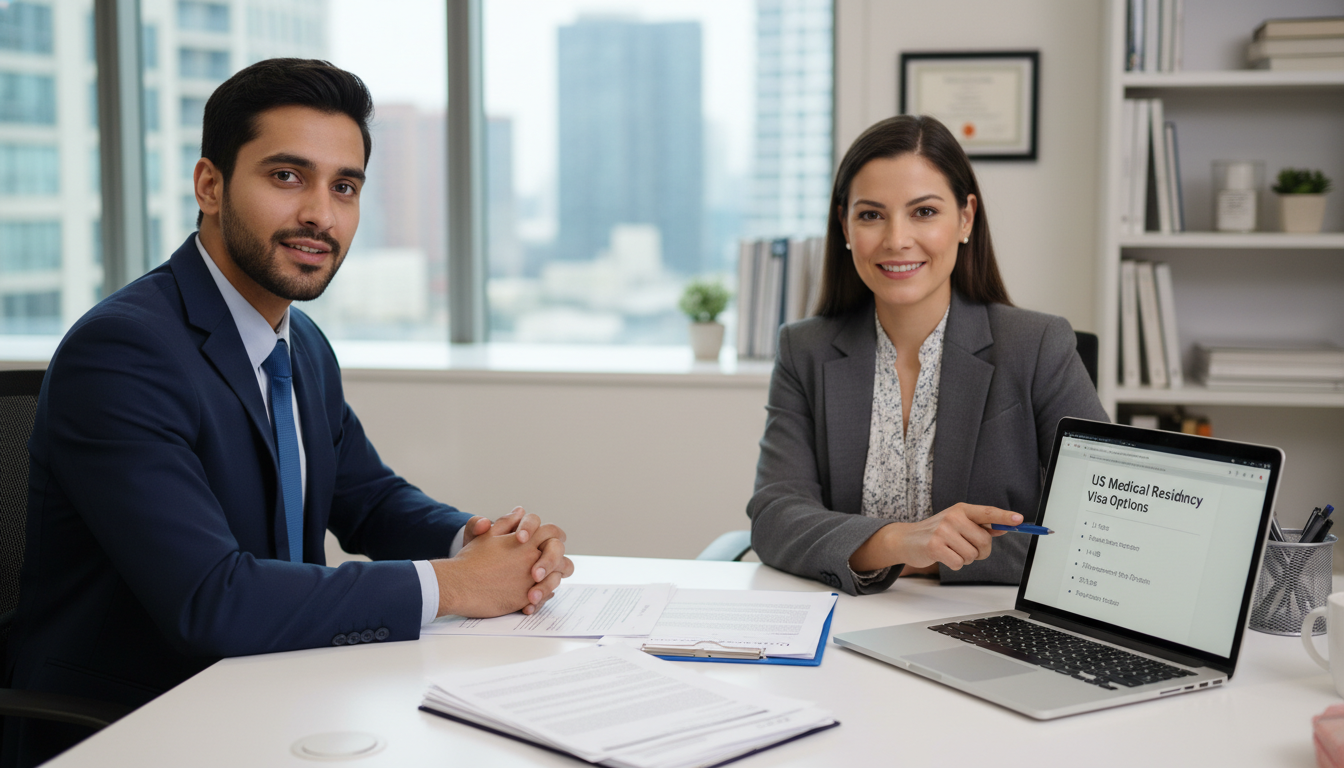 International medical graduate meeting with residency program coordinator about visa options International medical graduate meeting with residency program coordinator about visa options - non-US citizen IMG for Visa Na