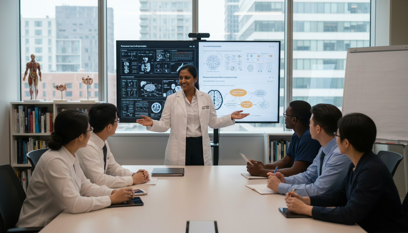 Academic medicine-psychiatry physician teaching residents Academic medicine-psychiatry physician teaching residents - non-US citizen IMG for Academic vs Private Practice for Non-US Ci