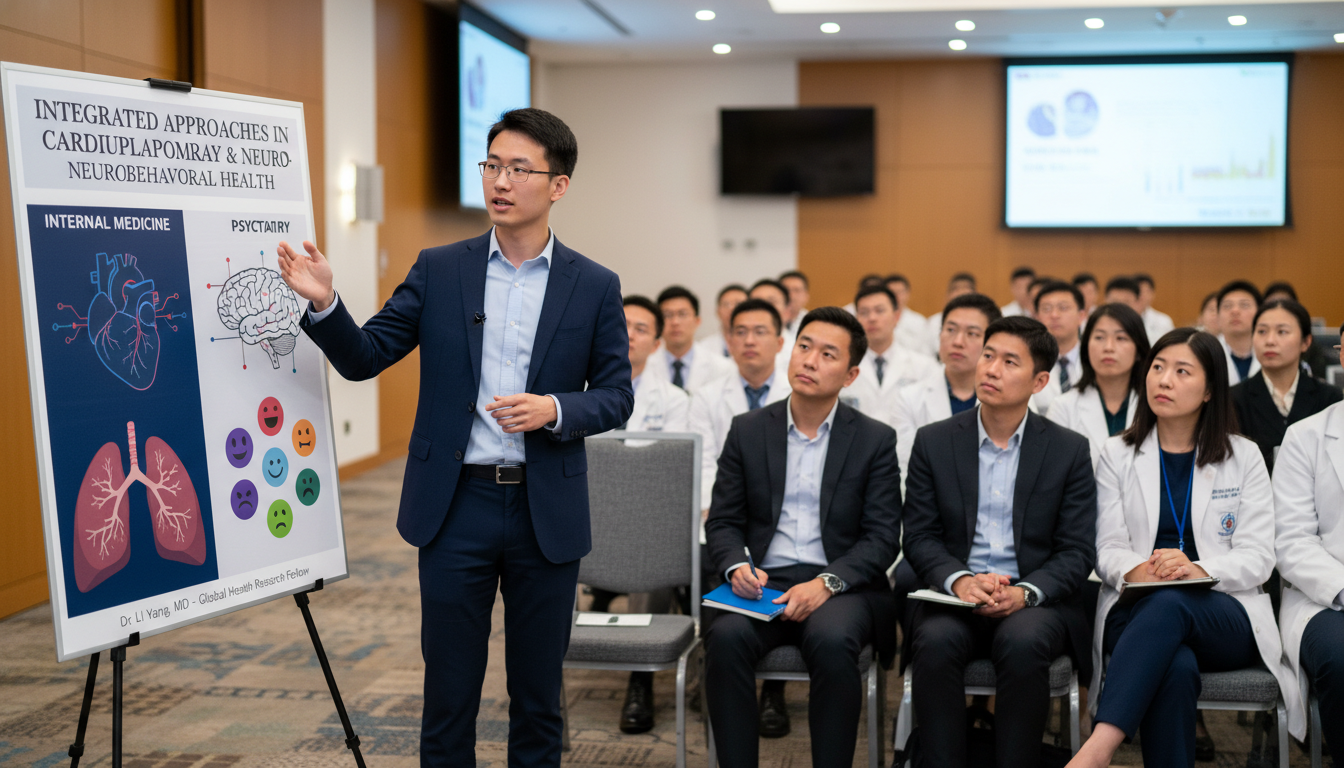 Resident presenting dual-discipline research in medicine and psychiatry Resident presenting dual-discipline research in medicine and psychiatry - non-US citizen IMG for CV Building for Non-US Citiz