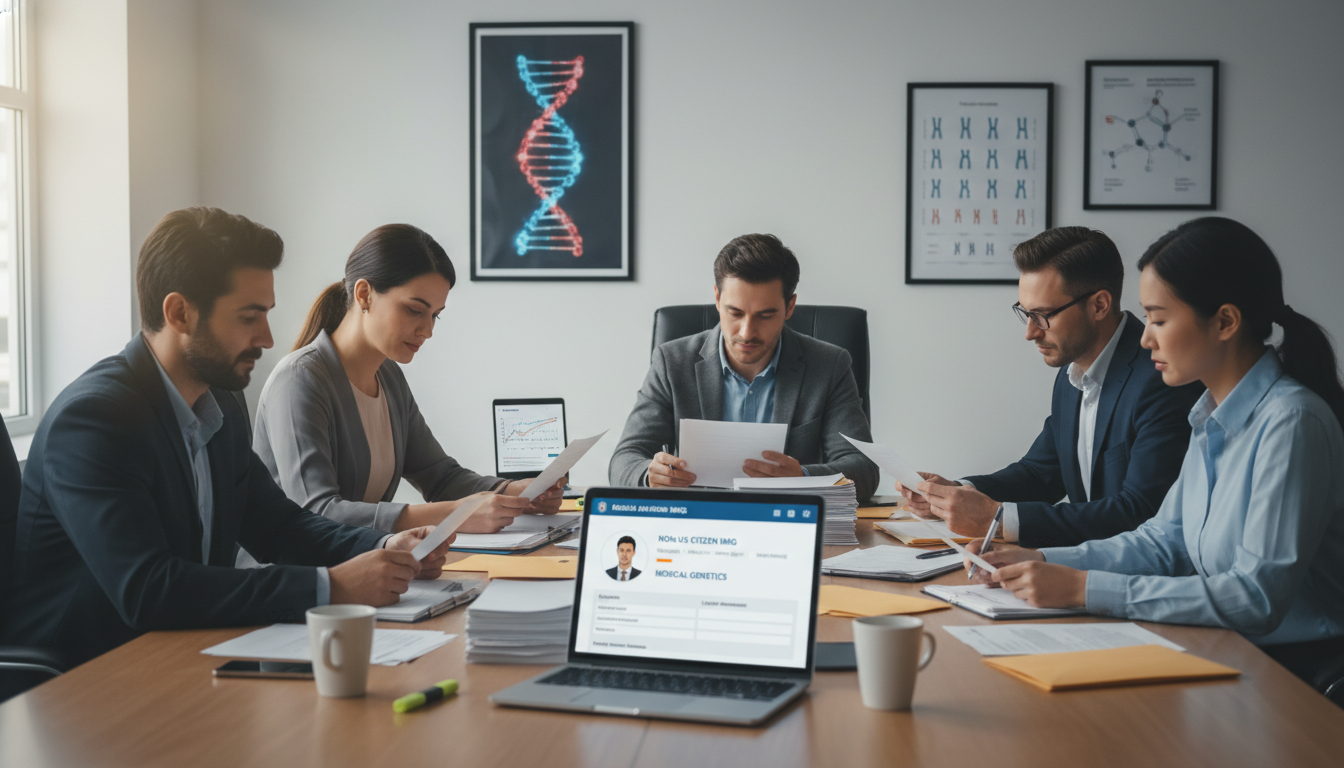 Medical genetics residency selection committee reviewing letters of recommendation - non-US citizen IMG for Letters of Recomm