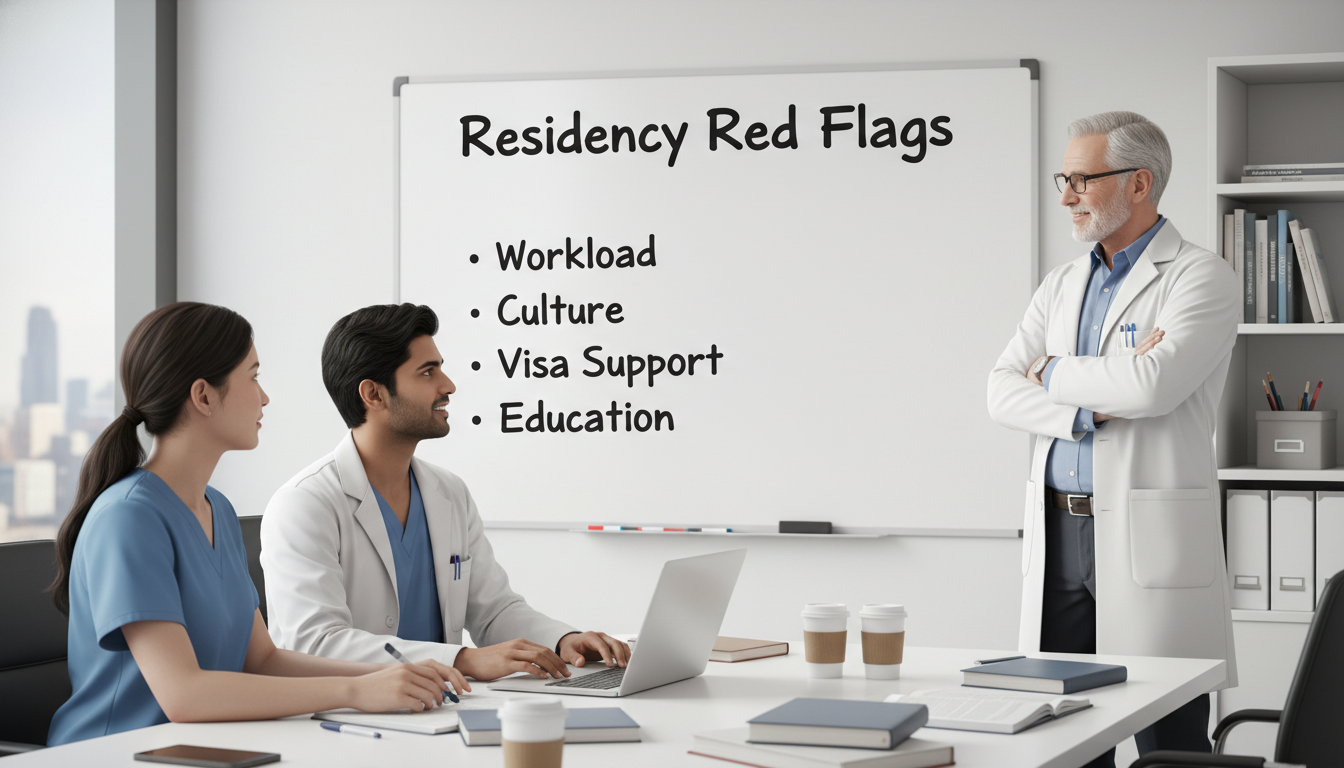 Residency program red flags discussion in medical genetics Residency program red flags discussion in medical genetics - non-US citizen IMG for Identifying Malignant Programs for Non-US