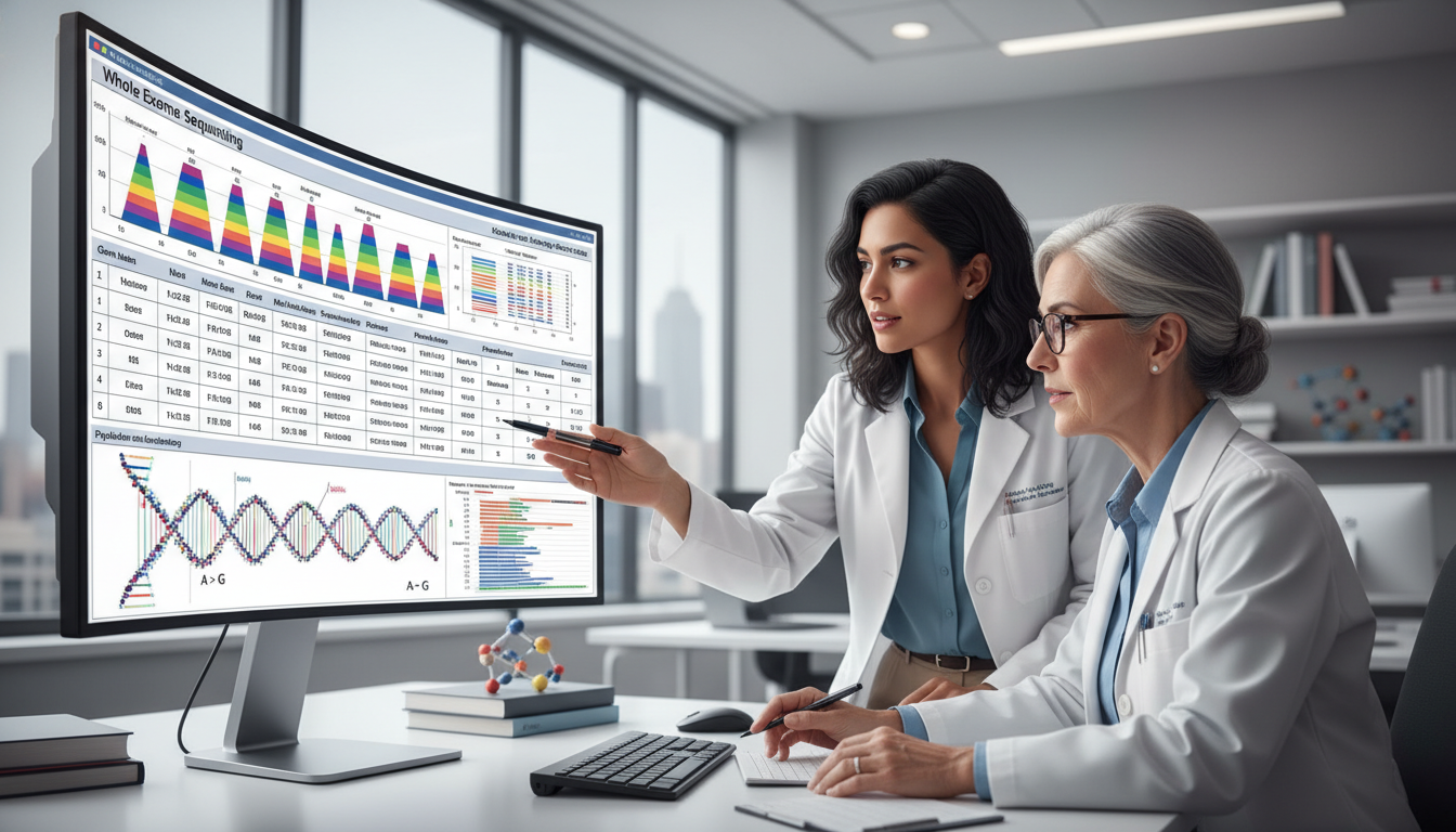 Resident and mentor reviewing genetic sequencing data together Resident and mentor reviewing genetic sequencing data together - non-US citizen IMG for Research During Residency for Non-US
