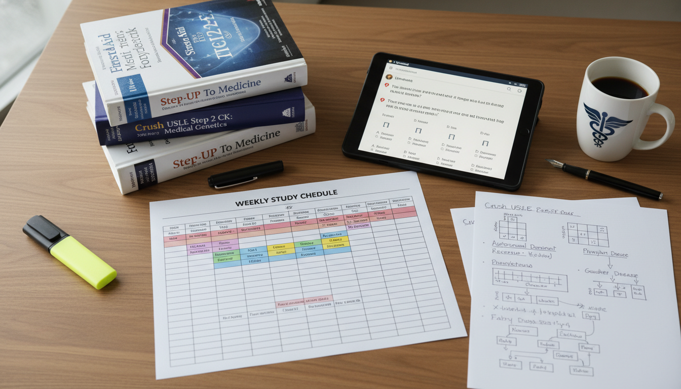 Study plan for USMLE Step 2 CK with genetics notes Study plan for USMLE Step 2 CK with genetics notes - non-US citizen IMG for USMLE Step 2 CK Preparation for Non-US Citizen IM