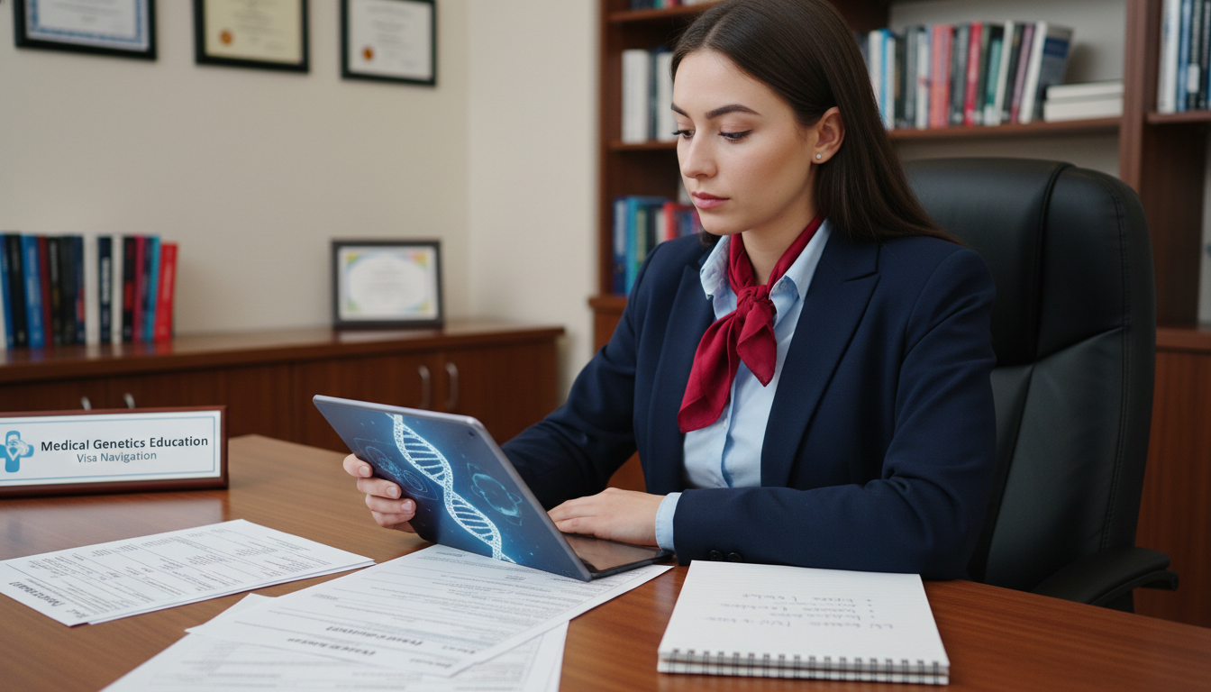 Medical genetics residency applicant comparing J-1 vs H-1B visa options Medical genetics residency applicant comparing J-1 vs H-1B visa options - non-US citizen IMG for Visa Navigation for Residenc