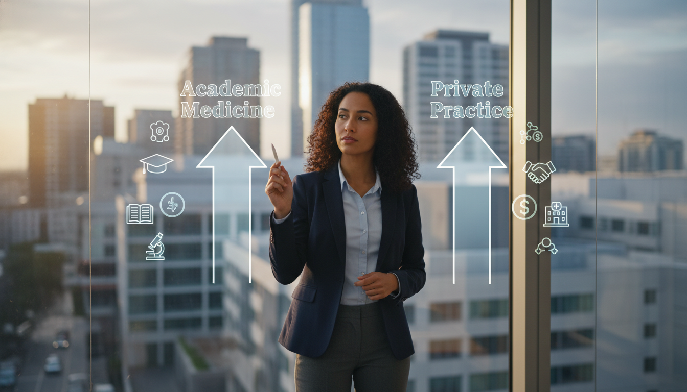 Navigating Career Paths: Academic vs Private Practice for Non-US Citizen IMGs