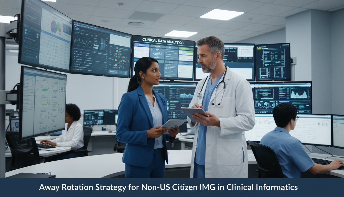 Ultimate Away Rotation Strategy for Non-US Citizen IMGs in Clinical Informatics