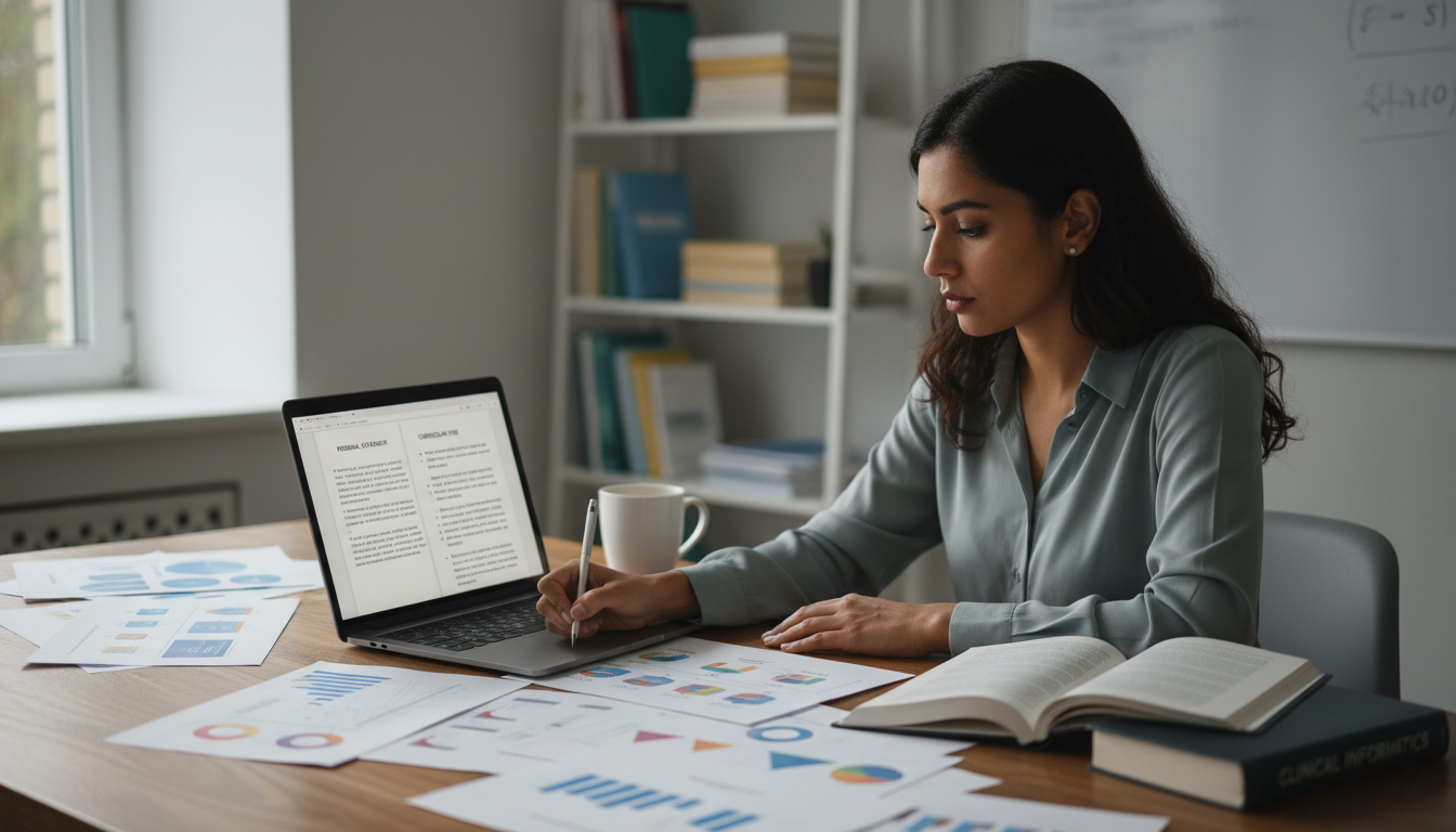 Residency applicant preparing personal statement and CV focused on clinical informatics - non-US citizen IMG for Low Step Sco