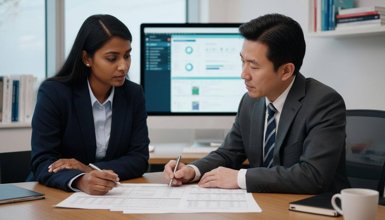 Clinical informatics fellow discussing workload and support with program leadership Clinical informatics fellow discussing workload and support with program leadership - non-US citizen IMG for Identifying Mali