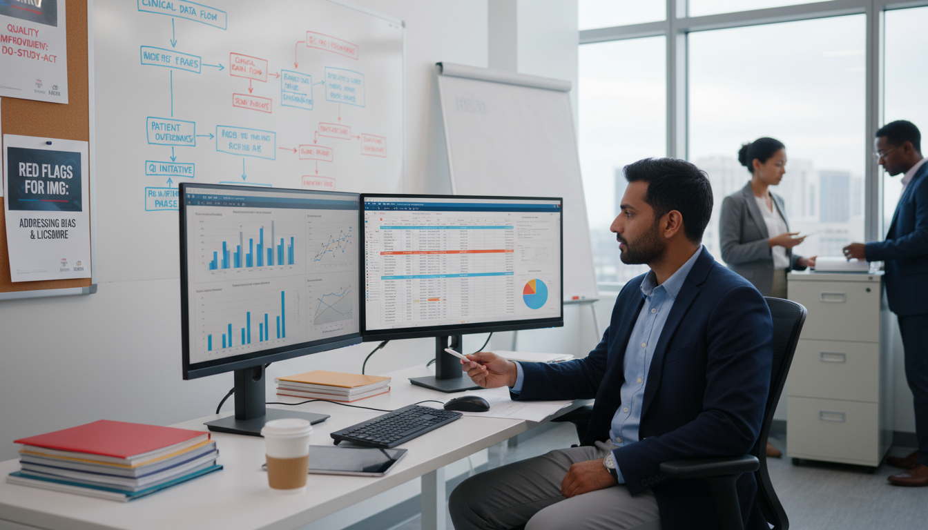 International medical graduate analyzing EHR data for quality improvement International medical graduate analyzing EHR data for quality improvement - non-US citizen IMG for Addressing Red Flags for N