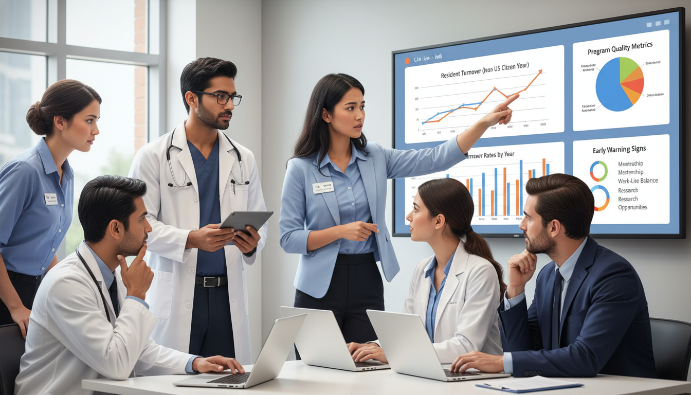 Key Warning Signs of Resident Turnover for Non-US Citizen IMGs in Clinical Informatics