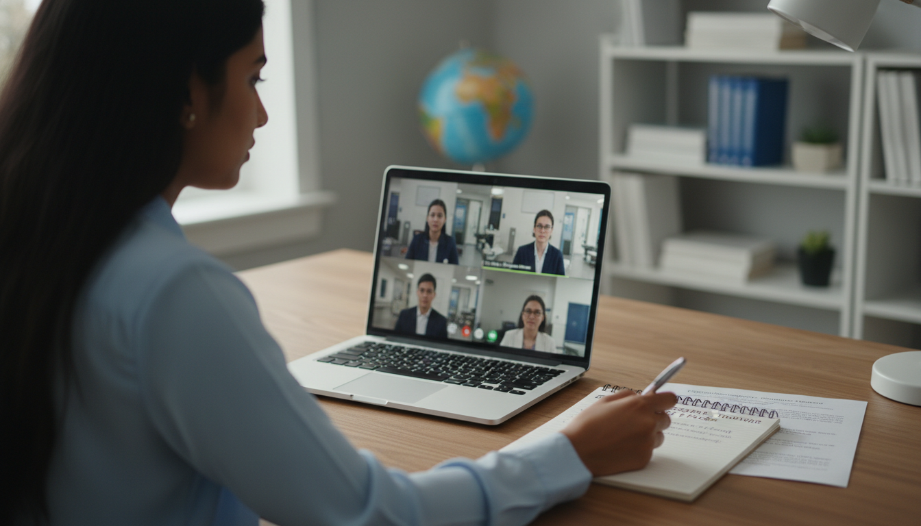International medical graduate evaluating residency program red flags during a virtual interview International medical graduate evaluating residency program red flags during a virtual interview - non-US citizen IMG for Res