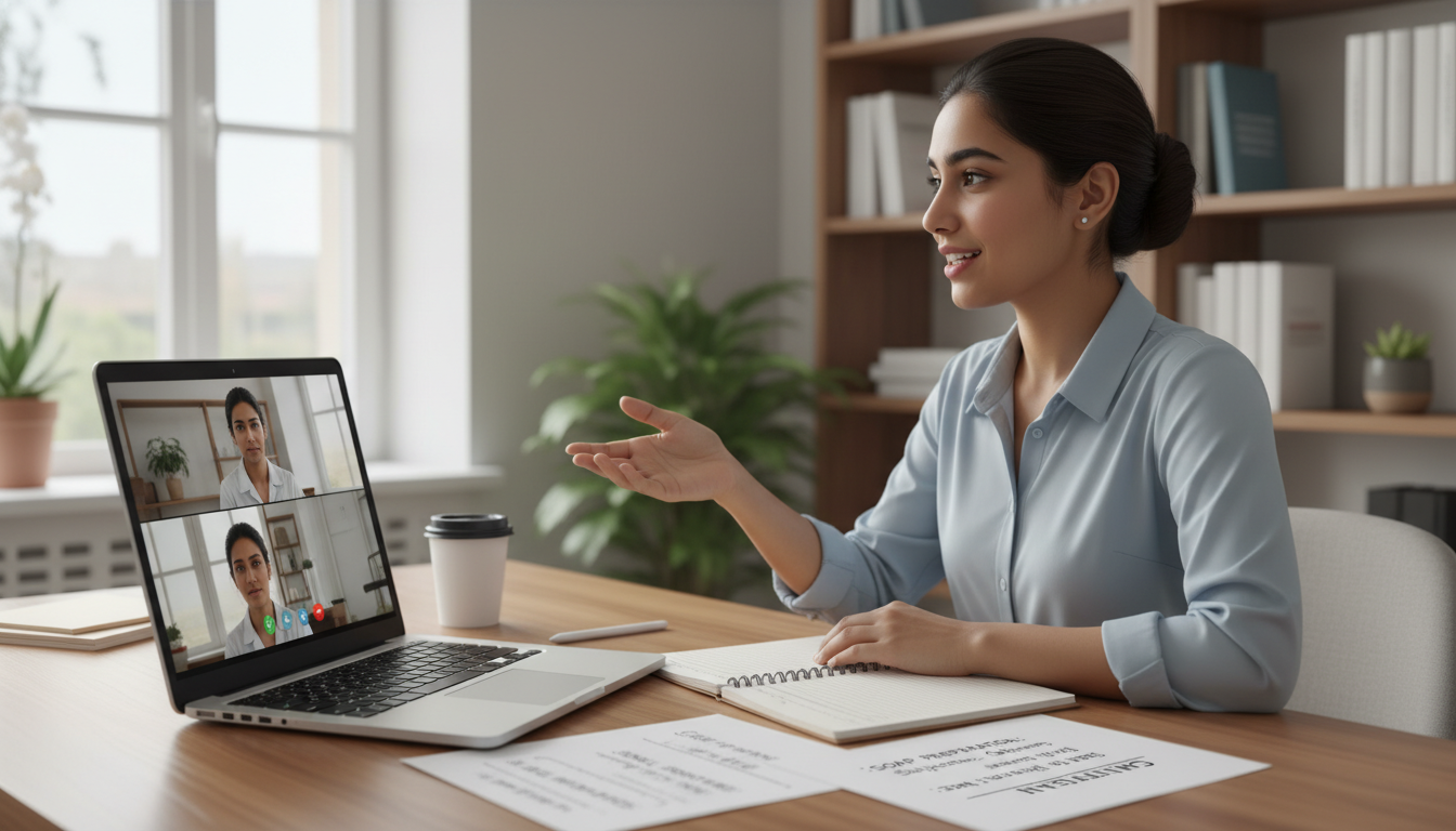 Non-US IMG on video SOAP interview discussing clinical informatics interest - non-US citizen IMG for SOAP Preparation for Non