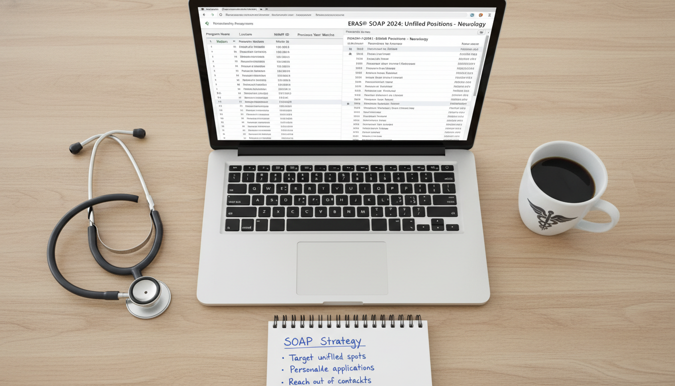 SOAP neurology unfilled positions list review - non-US citizen IMG for SOAP Preparation for Non-US Citizen IMG in Neurology