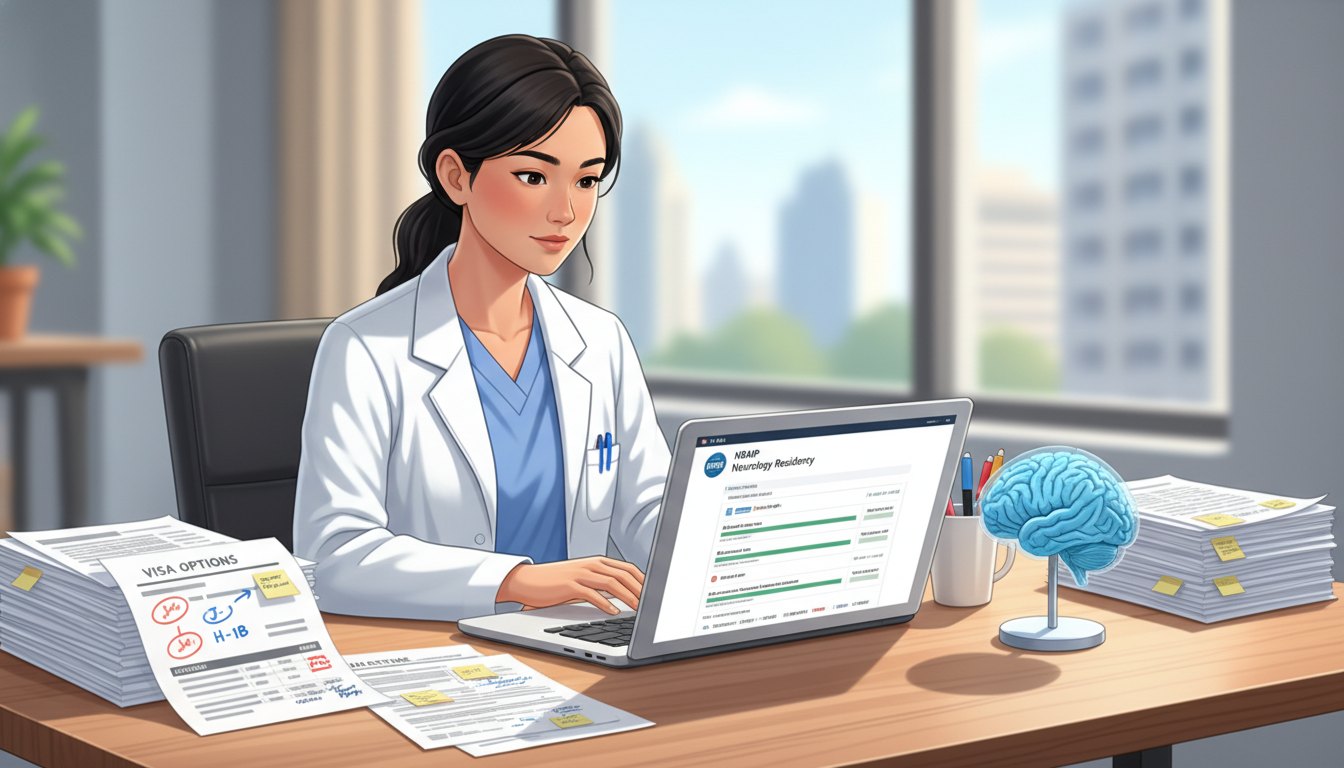 Neurology Residency Applicant Planning Visa and Match Strategy - non-US citizen IMG for Visa Navigation for Residency for Non
