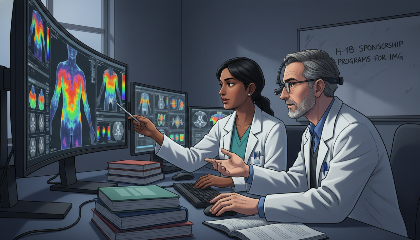 Nuclear medicine resident learning PET/CT imaging Nuclear medicine resident learning PET/CT imaging - non-US citizen IMG for H-1B Sponsorship Programs for Non-US Citizen IMG i