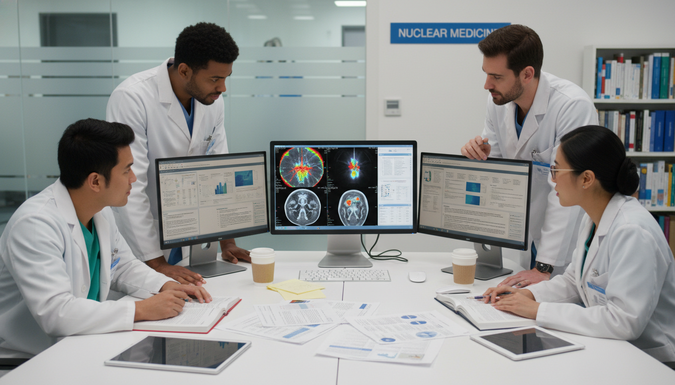 International nuclear medicine residents collaborating on research - non-US citizen IMG for Networking in Medicine for Non-US
