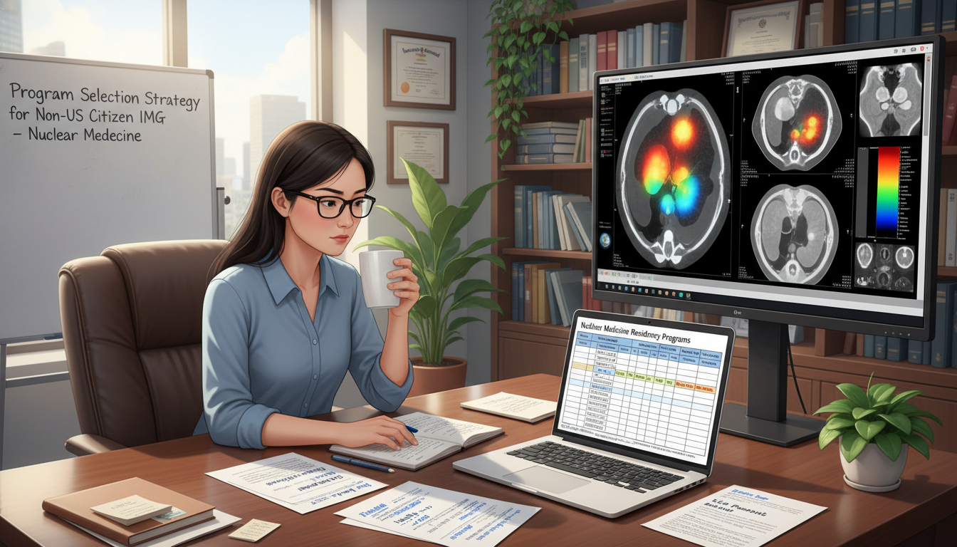 Nuclear medicine residency applicant analyzing program data and visa policies - non-US citizen IMG for Program Selection Stra