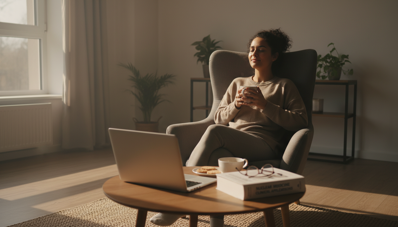 Non-US citizen IMG enjoying work-life balance in nuclear medicine Non-US citizen IMG enjoying work-life balance in nuclear medicine - non-US citizen IMG for Work-Life Balance Assessment for N