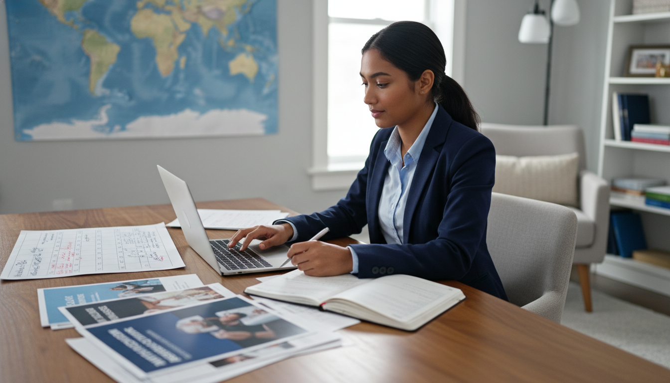 International medical graduate planning obstetrics and gynecology away rotations on laptop International medical graduate planning obstetrics and gynecology away rotations on laptop - non-US citizen IMG for Away Rota