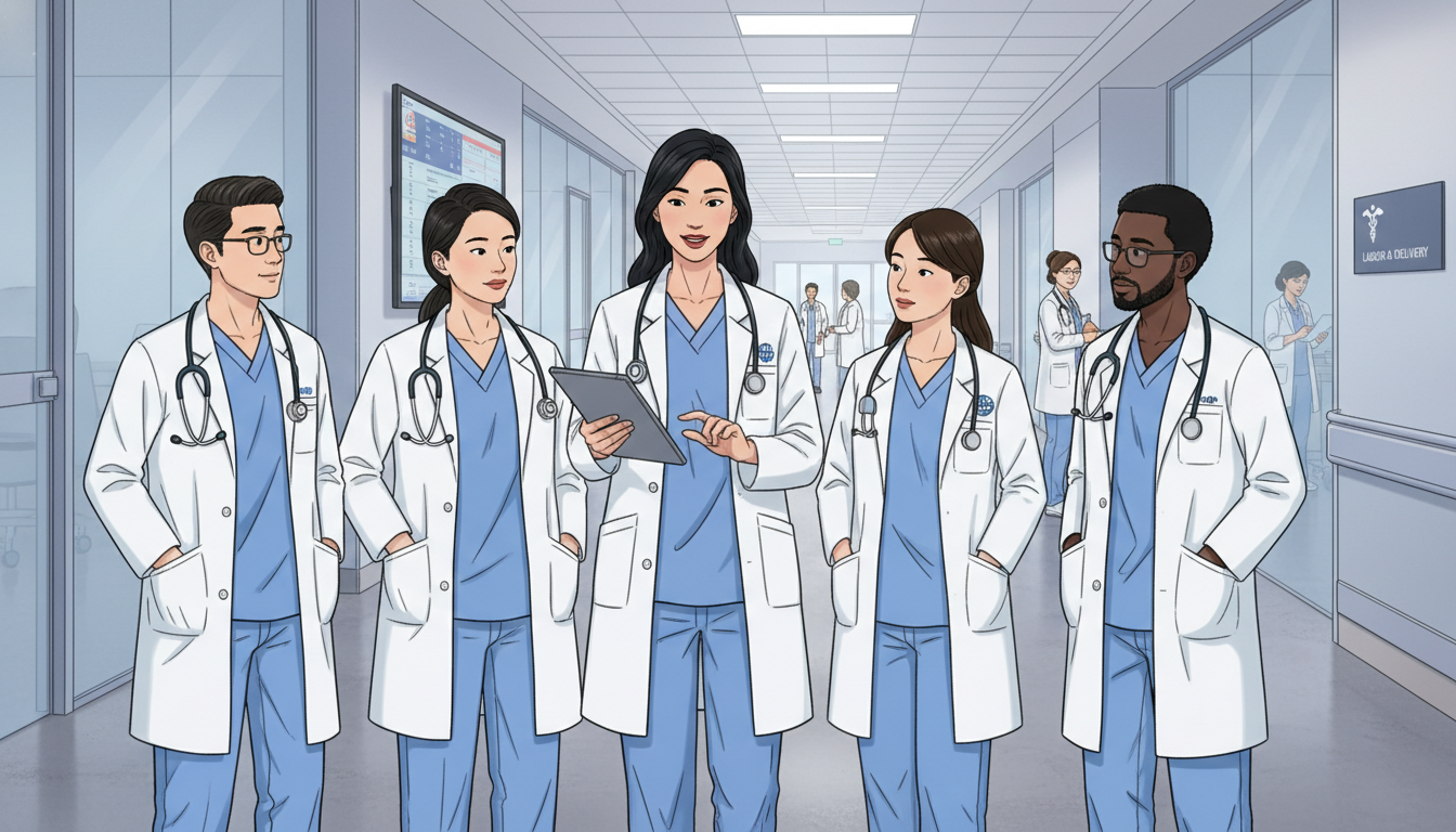 OB-GYN residency team with international graduates in a teaching hospital OB-GYN residency team with international graduates in a teaching hospital - non-US citizen IMG for H-1B Sponsorship Programs