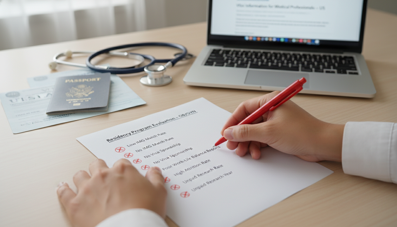 Residency applicant reviewing warning signs of malignant OB GYN programs Residency applicant reviewing warning signs of malignant OB GYN programs - non-US citizen IMG for Identifying Malignant Progr