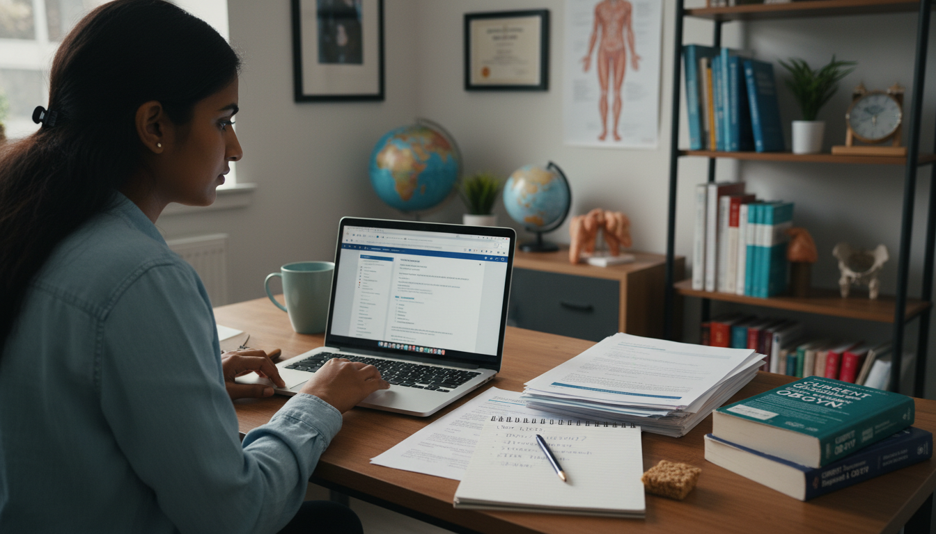 International medical graduate organizing documents for OB GYN residency interviews - non-US citizen IMG for Pre-Interview Pr