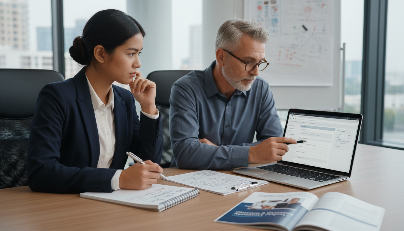 International medical graduate discussing red flags with mentor International medical graduate discussing red flags with mentor - non-US citizen IMG for Addressing Red Flags for Non-US Citi