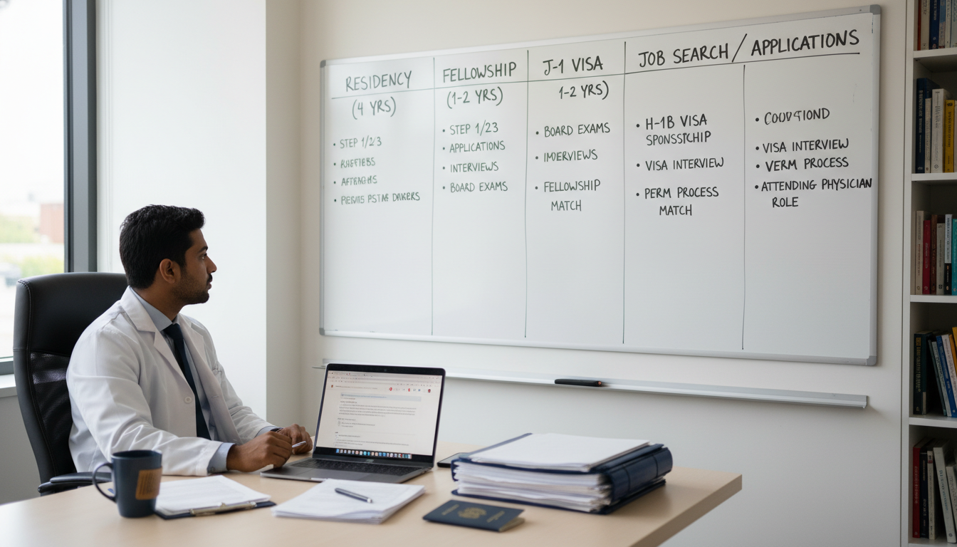 Pathology Resident Reviewing Visa Options and Job Search Timeline - non-US citizen IMG for Job Search Timing for Non-US Citiz