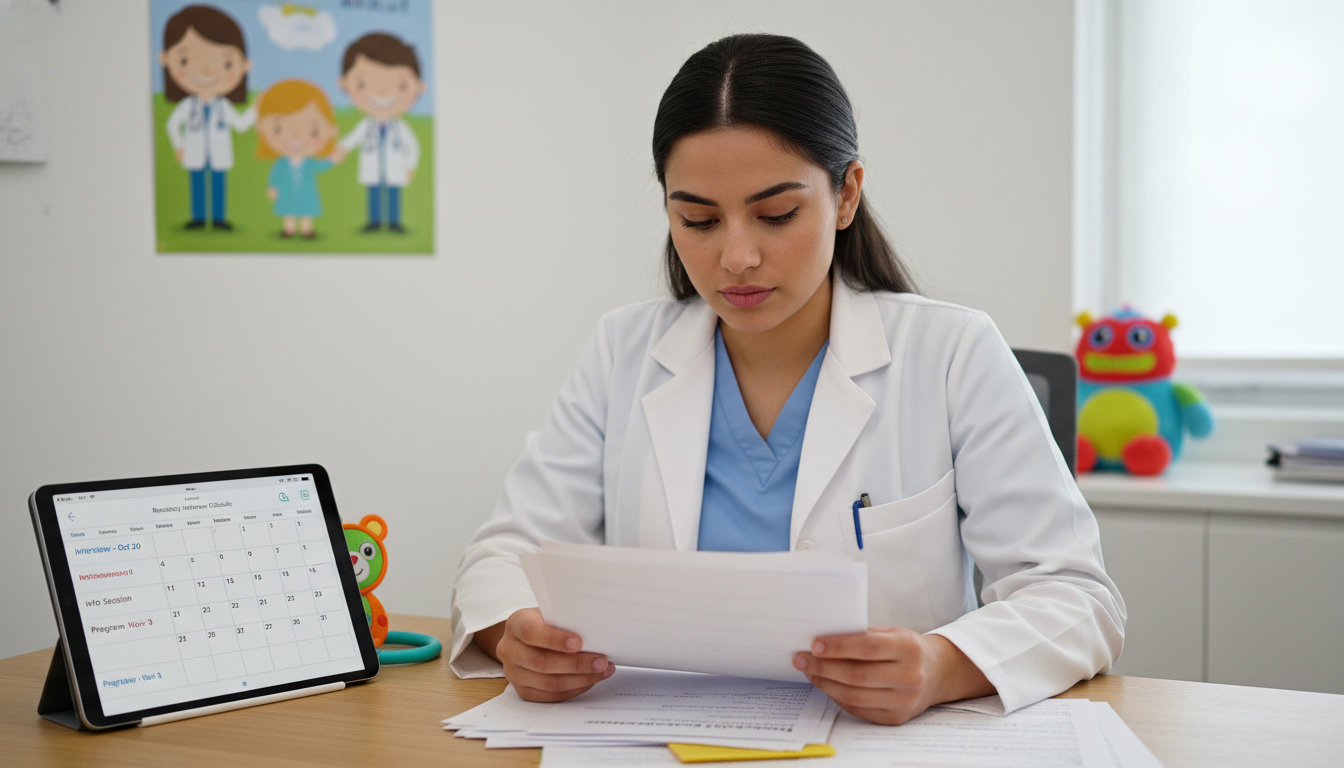 Residency applicant reviewing different types of pre-match communication for pediatrics Residency applicant reviewing different types of pre-match communication for pediatrics - non-US citizen IMG for Pre-Match Co