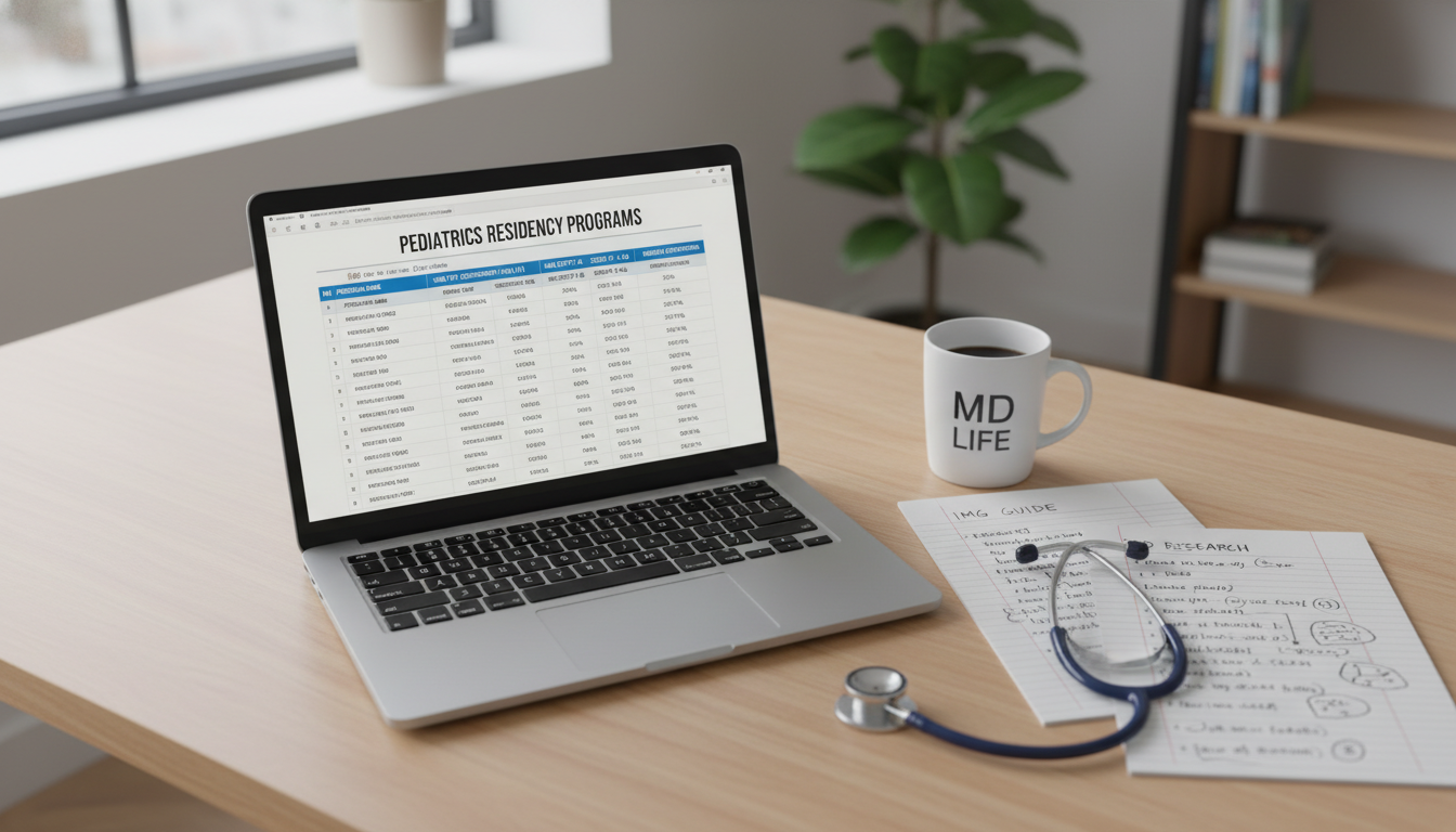 Spreadsheet and notes used by an IMG to research pediatrics residency programs Spreadsheet and notes used by an IMG to research pediatrics residency programs - non-US citizen IMG for How to Research Progr