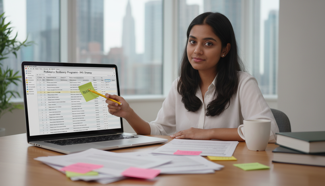 International medical graduate organizing pediatrics residency program tiers - non-US citizen IMG for Program Selection Strat