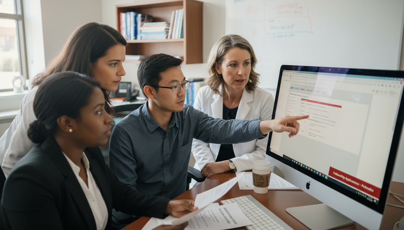 Pediatrics residents discussing fellowship and career plans - non-US citizen IMG for Questions to Ask Programs for Non-US Cit