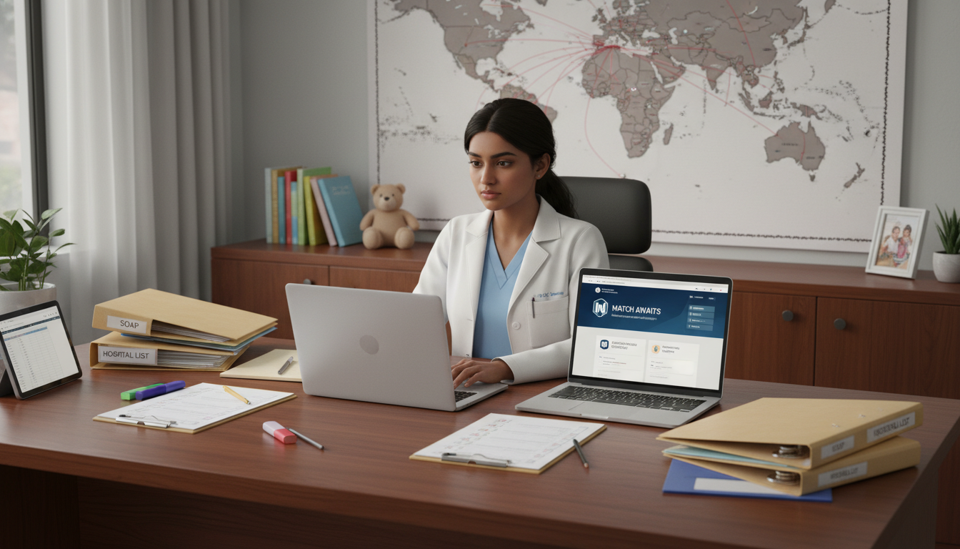 Non-US citizen IMG organizing SOAP preparation materials - non-US citizen IMG for SOAP Preparation for Non-US Citizen IMG in