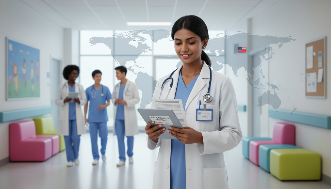 Essential Visa Guide for Non-US Citizen IMGs in Pediatrics Residency