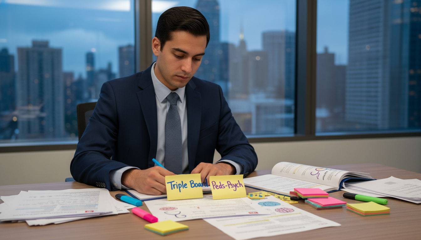 International applicant reviewing pediatric psychiatry case notes International applicant reviewing pediatric psychiatry case notes - non-US citizen IMG for Pre-Interview Preparation for Non-