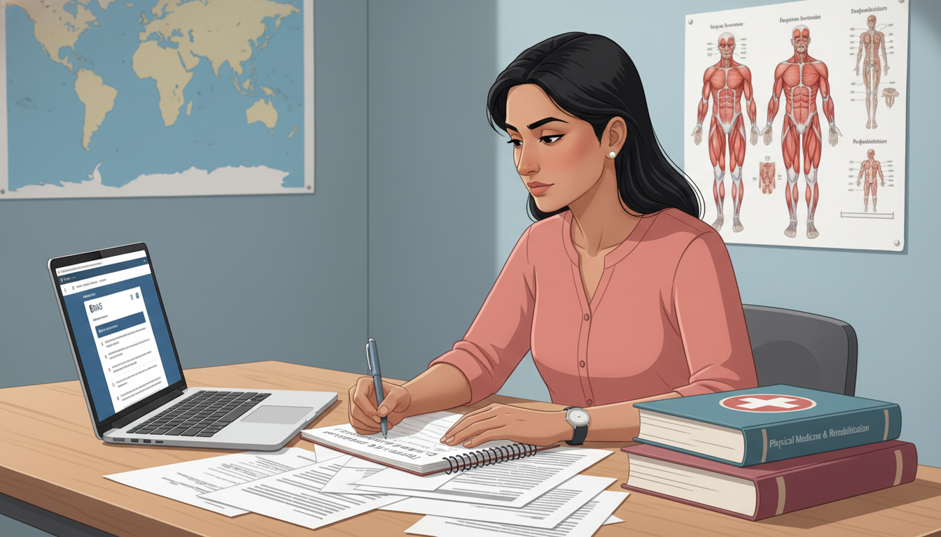 International medical graduate organizing residency application materials at a desk International medical graduate organizing residency application materials at a desk - non-US citizen IMG for Letters of Recom