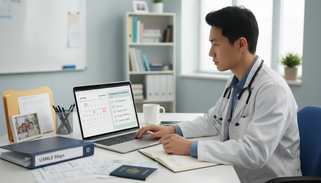 Job Search Timing for Non-US Citizen IMGs in Preliminary Medicine