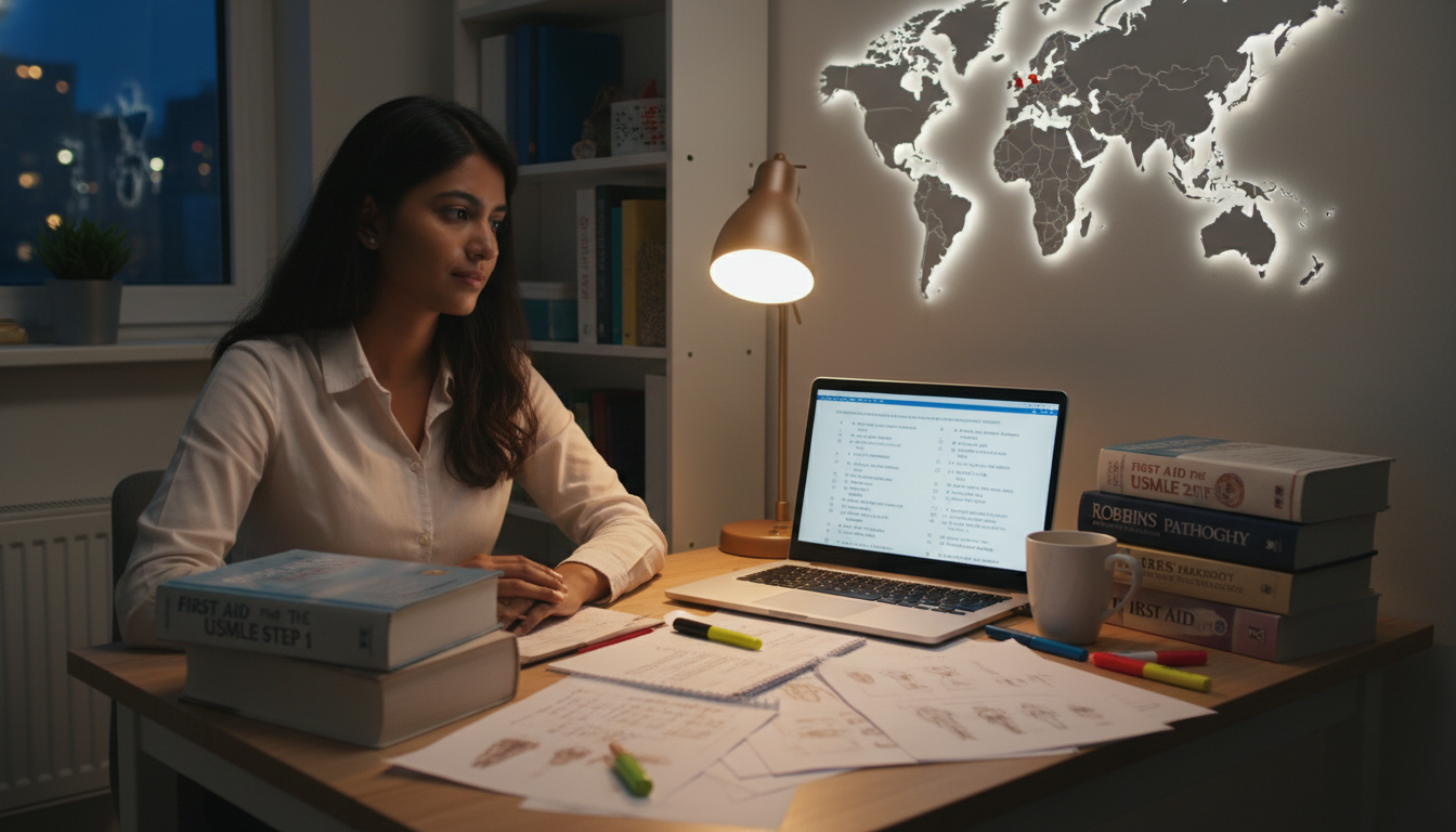 Foreign national IMG studying for USMLE and reviewing exam performance Foreign national IMG studying for USMLE and reviewing exam performance - non-US citizen IMG for Addressing Red Flags for Non-