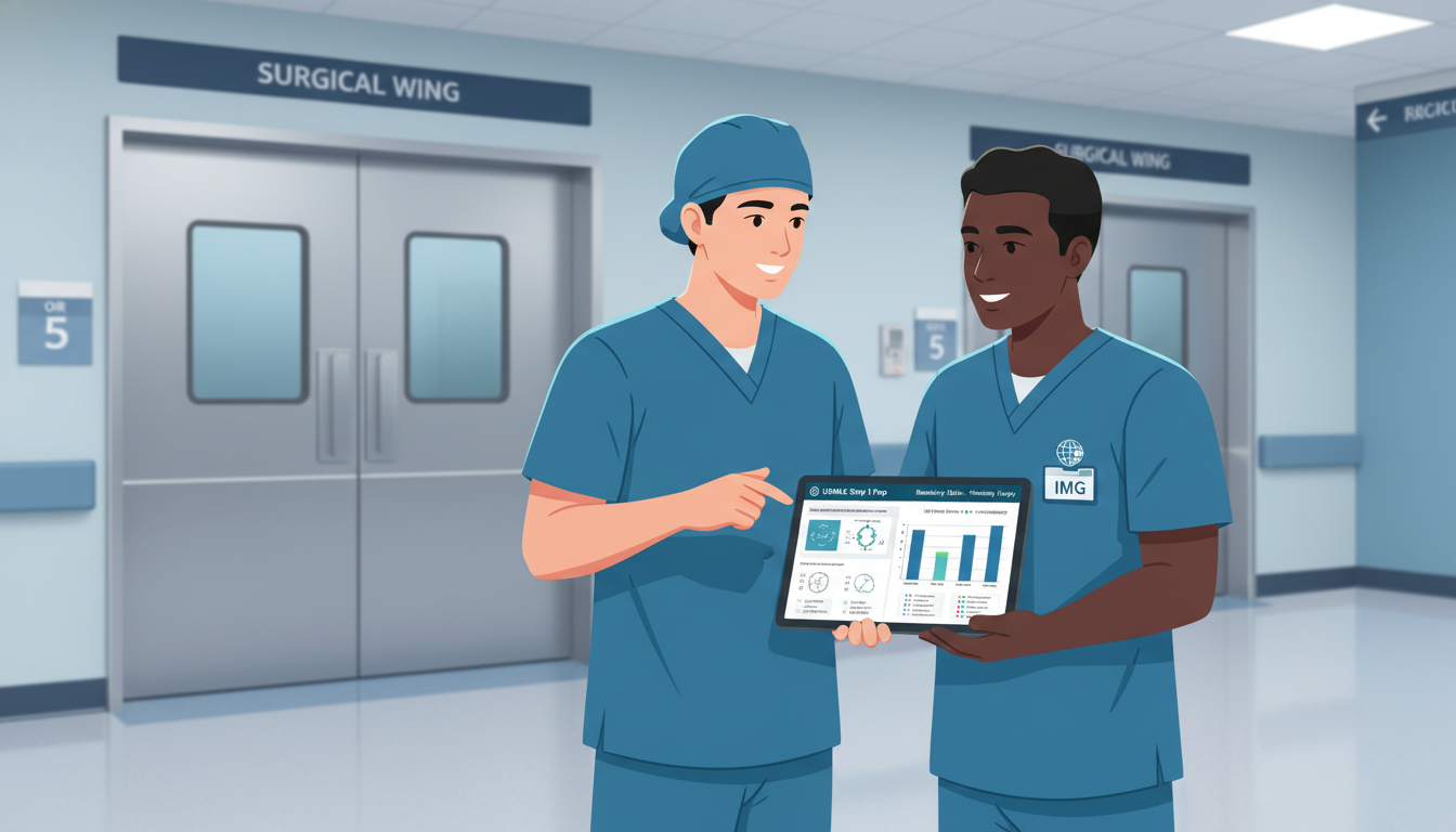 Surgical resident mentoring a non-US IMG in a teaching hospital - non-US citizen IMG for Step Score Strategy for Non-US Citiz