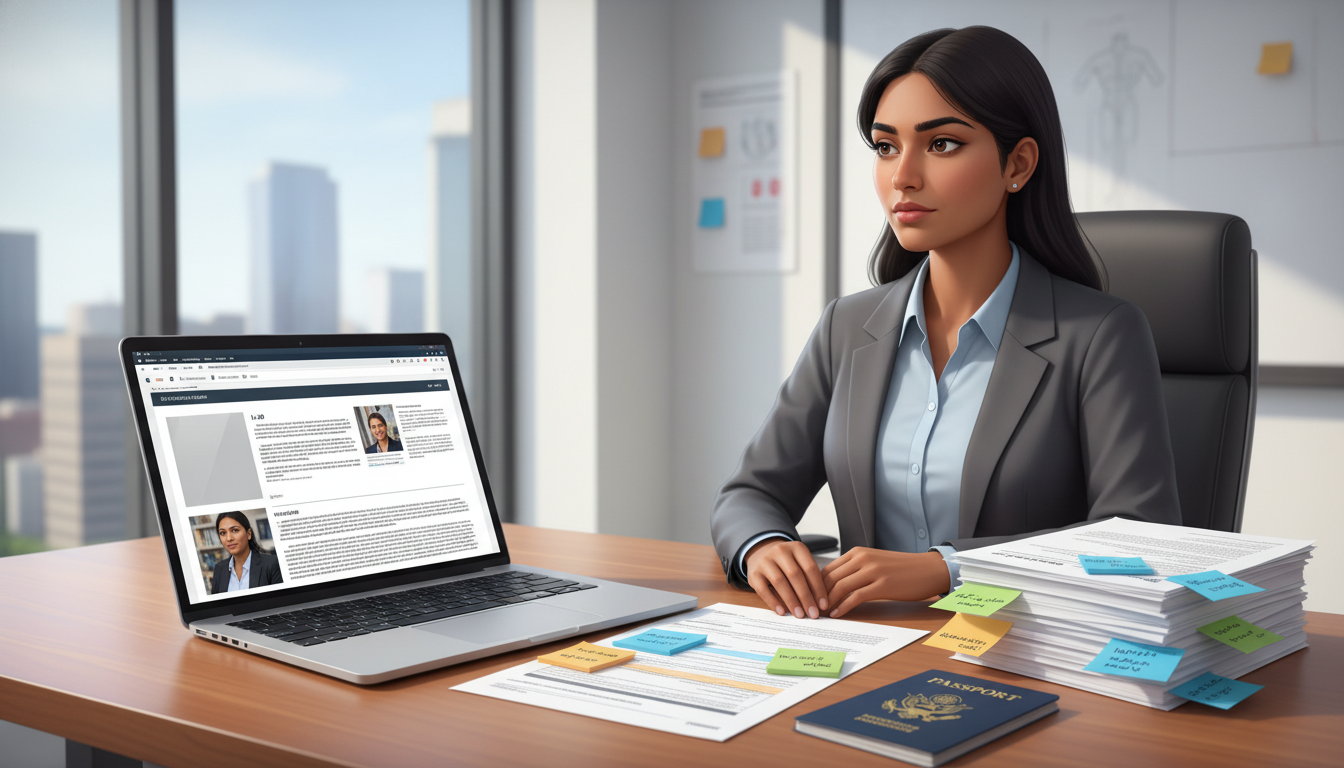 Psychiatry resident reviewing visa and fellowship documents Psychiatry resident reviewing visa and fellowship documents - non-US citizen IMG for Fellowship Preparation for Non-US Citize