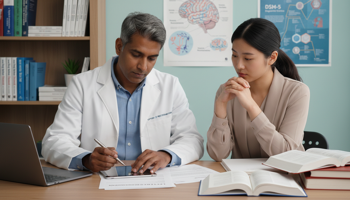 Psychiatry attending and IMG discussing a residency letter of recommendation Psychiatry attending and IMG discussing a residency letter of recommendation - non-US citizen IMG for Letters of Recommendati