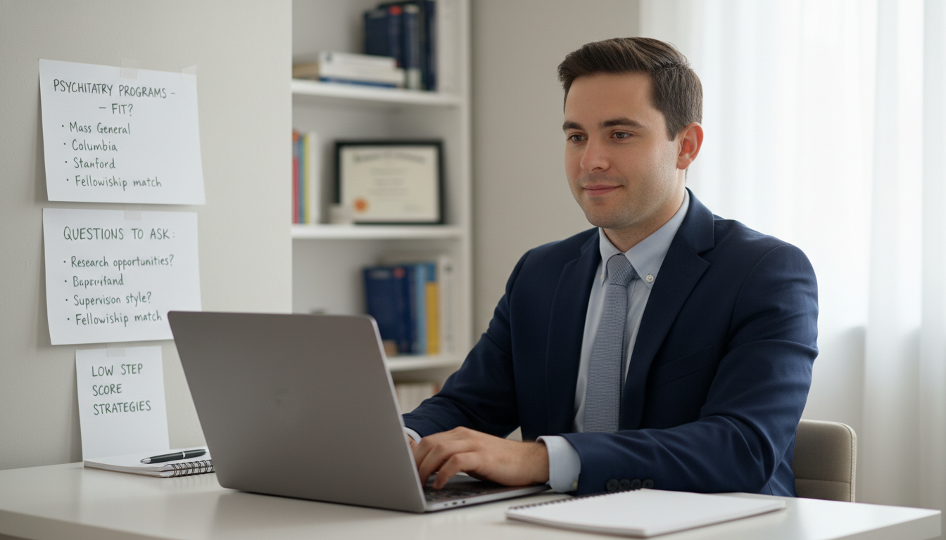 Non-US citizen IMG preparing for psychiatry residency interview - non-US citizen IMG for Low Step Score Strategies for Non-US